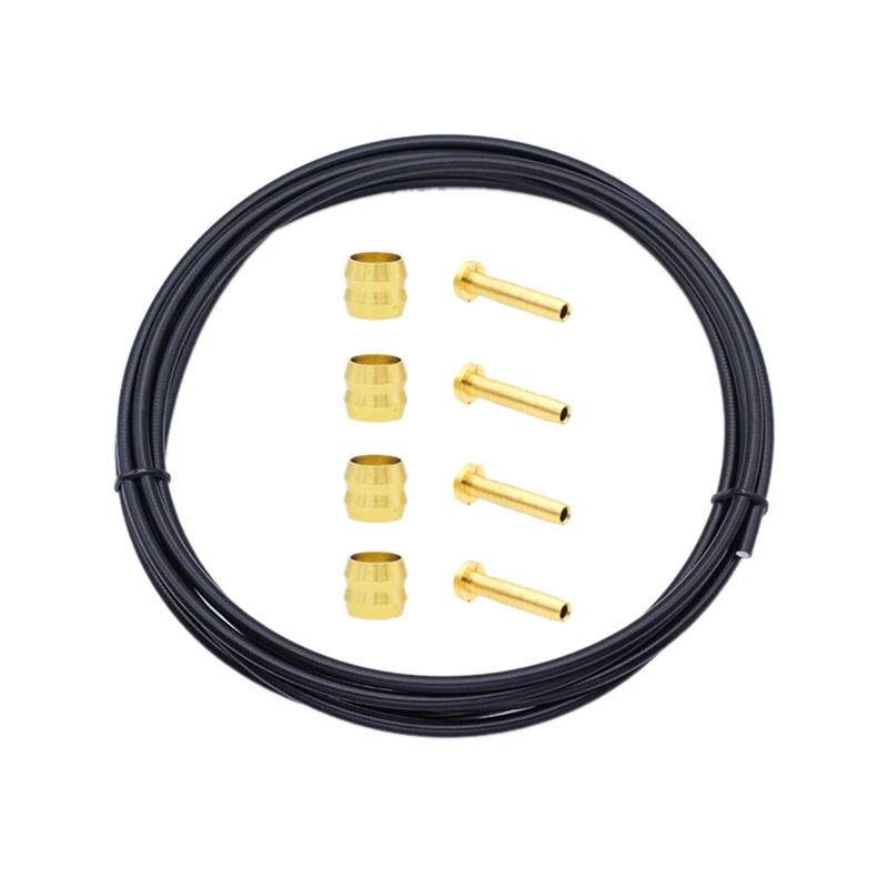 Quality 2.5M Bike Hydraulic Disc Brake Hose Kit Bicycle Olive Insert Set for Mountain System BH59 | Спорт и развлечения