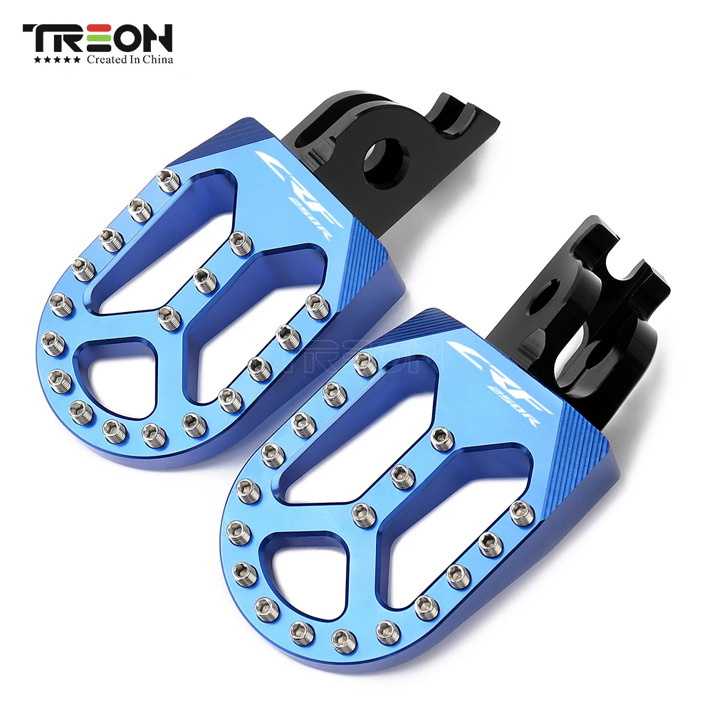 Пара TREON для Honda CRF250R CRF 250 R 250R CRF250 2004 2019 2018 подножки мотоцикла колышки ног