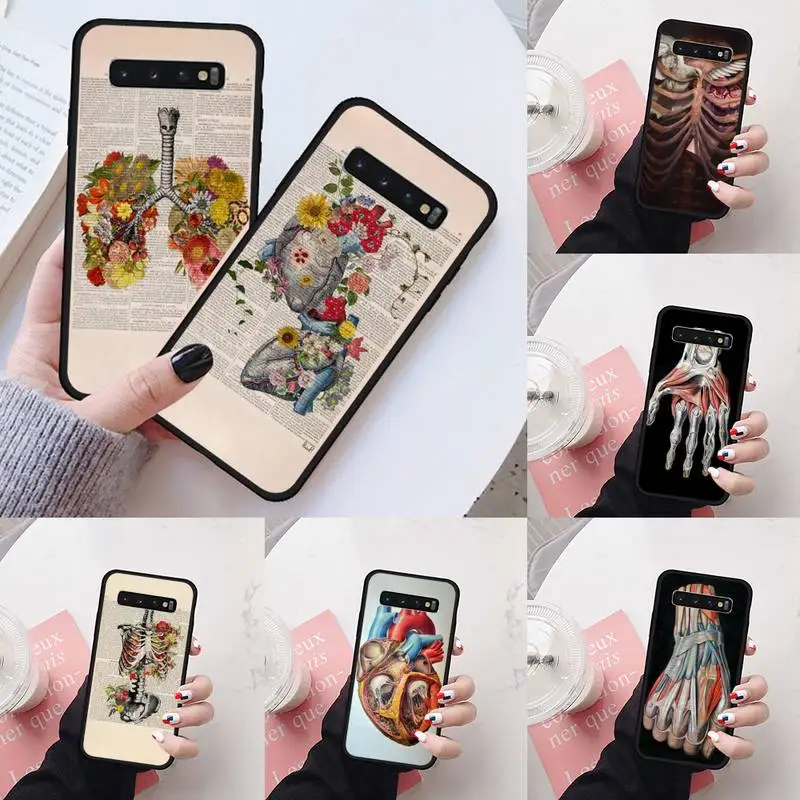 

Human Anatomy Phone Case For Samsung S6 S7 edge S8 S9 S10 e plus A10 A50 A70 note8 J7 2017