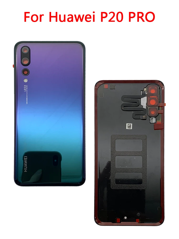 Original huawei p20pro Battery Cover For P20 pro Replace the battery cover With camera cover p20 pro cell phone housing