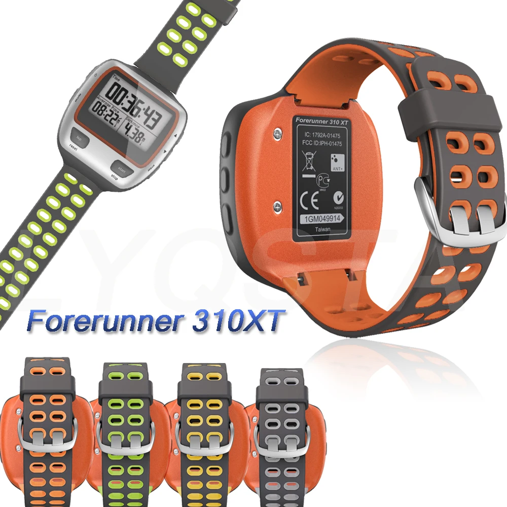 Браслет Ремешок силиконовый для Garmin Forerunner 310XT спортивный ремешок смарт-часов