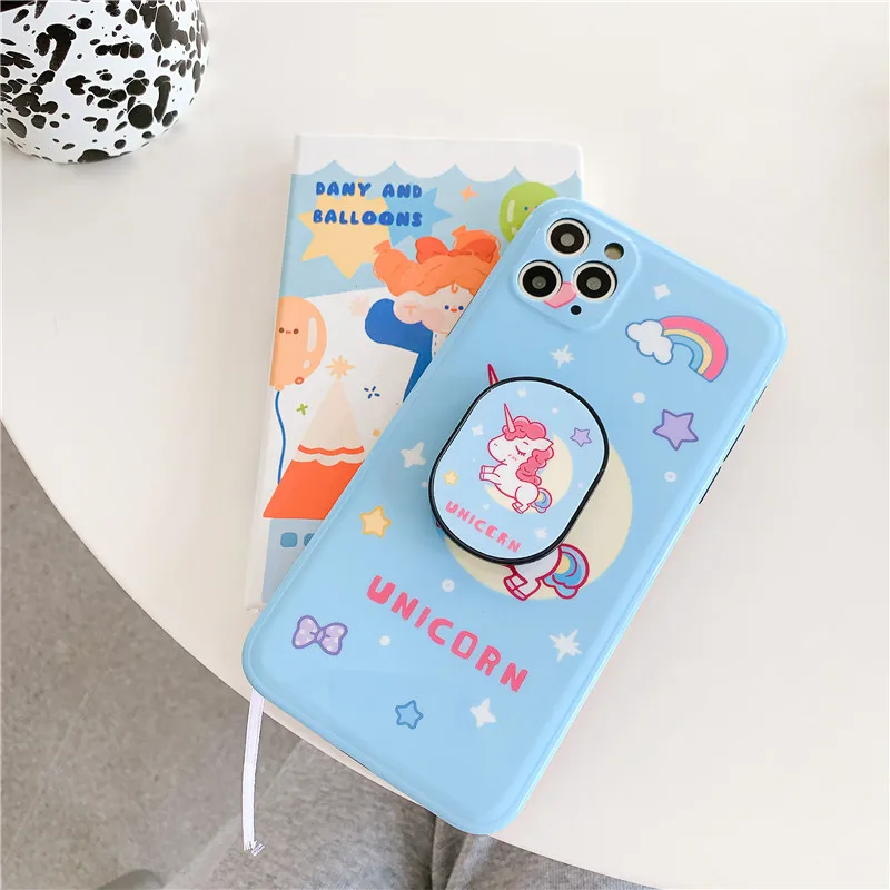 Cute Cartoon Unicorn Phone Case For iPhone