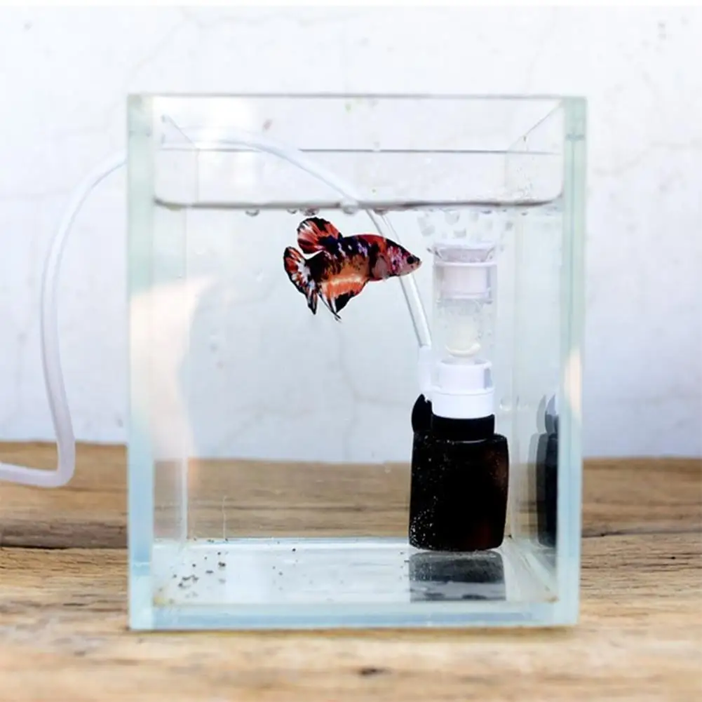 Silent Mini Water Pneumatic Filter Oxygen Pump for Fish Bowl Aquarium