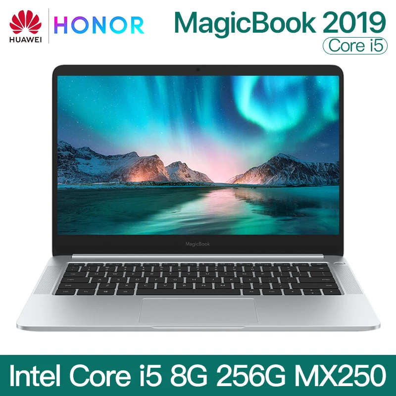 Huawei Honor MagicBook ноутбук 14 дюймов AMD Intel Core 8G 512 Гб PCIE SSD FHD ips - Цвет: i5 8G 256G Silver