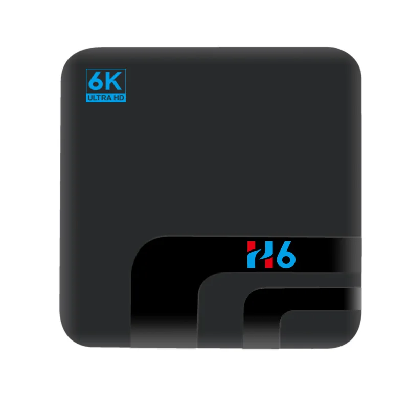 H6 Android 9,0 Smart tv Box 6K Ultra HD 3D H.265 wifi медиаплеер ТВ приемник 4G DDR3 32G EMMC rom 2,4G wifi IP tv приставка