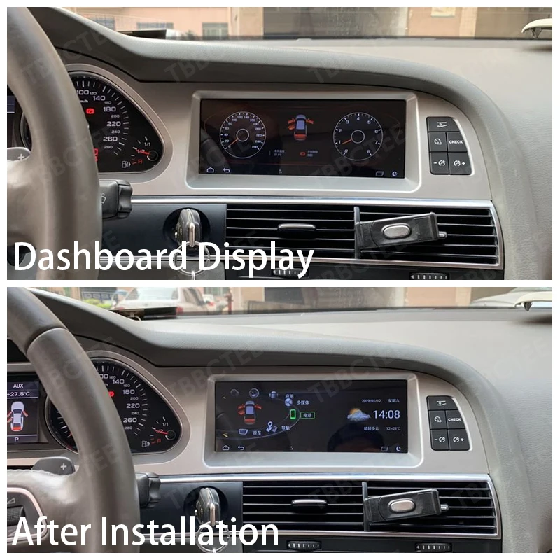 Android 10 Wireless CarPlay 6GB 64GB For Audi A6 C6 4f 2005~2011 MMI 2G 3G Car Multimedia Player GPS Navi Stereo WiFi BT