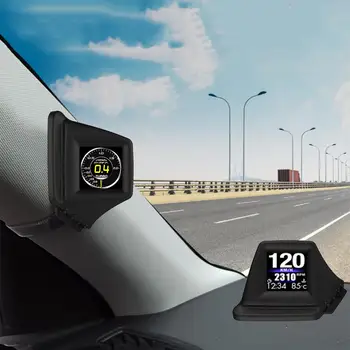 OBD GPS Dual System Hud Display Car Head-up Display Digital GPS Speedometer Odometer Overspeed Alarm Car Speed Projector head up speedometer display hud gps obd computer car speed digital display fuel consumption temperature gauge diagnostic tool