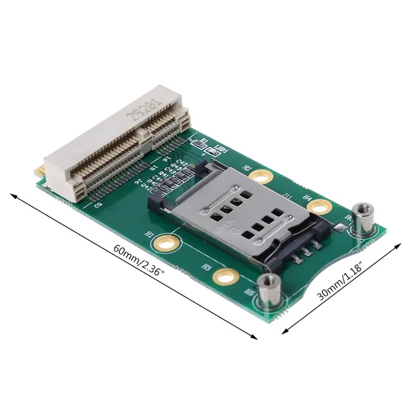 Мини PCI-E адаптер с слотом для sim-карты для 3g/4G WWAN LTE gps карты мини PCI-e адаптер C26