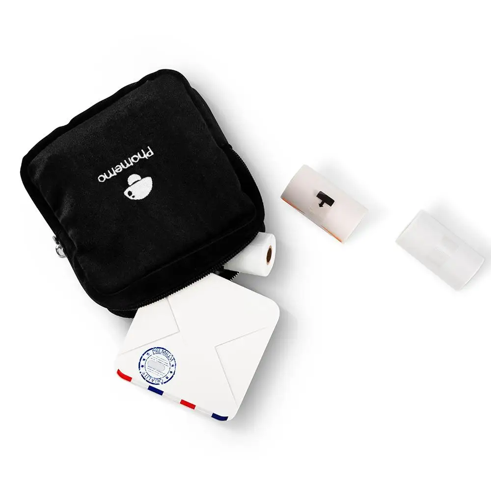 Phomemo Thermal Printer Storage Bag Suitable for M02/M02S/M110/M02 Pro Thermal Paper Roll Storage Bag, stationery storage box