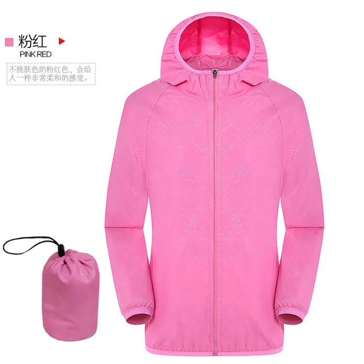 Najtaniej Odzież zewnętrzna skóra odzież chroniąca przed słońcem mężczyźni kobiety peruka damska z cienką skórą wiatrówka wiatroszczelna oddychająca szybkie suszenie ubrań