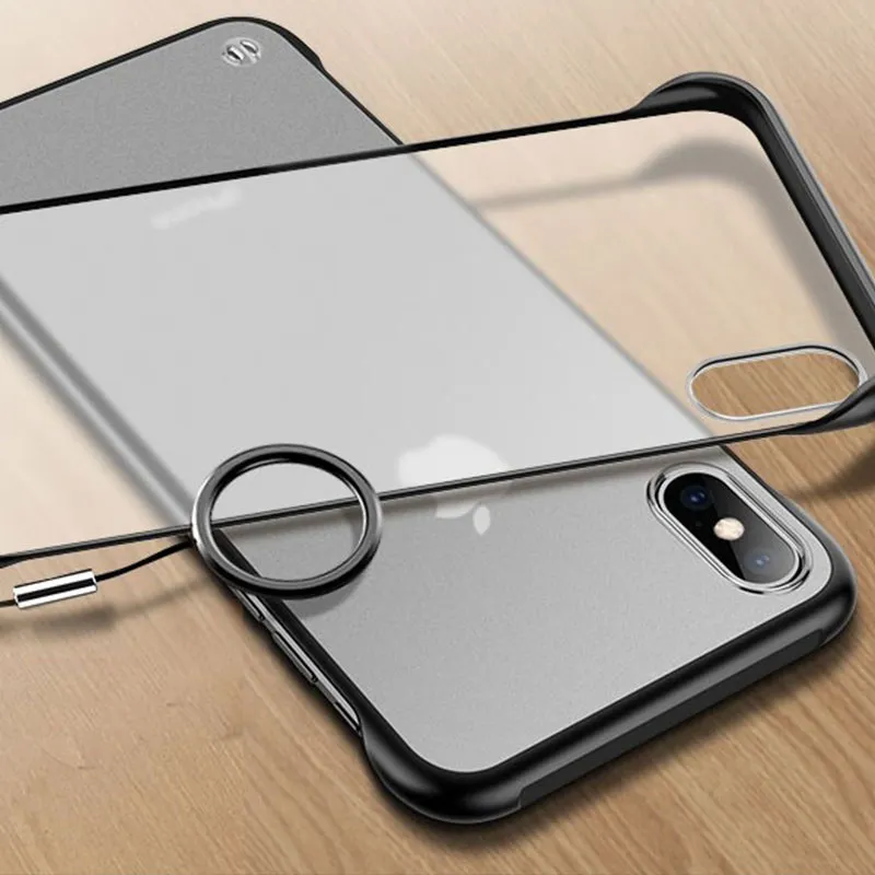 Для iPhone X XS чехол для MAX XR тонкий жесткий 8 7 6 6S Plus телефона Поддержка беспроводной