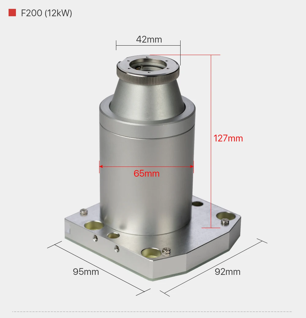 Ultrarayc Laserdüsen-Sensoranschluss 6 kW, 12 kW und 15 kW, optional für Precitec Procutter F150 und F200 Laserschneidkopf – Detail 4