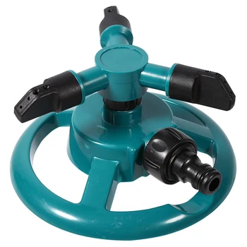 

Garden Sprinklers Water Durable Rotary Three Nozzle Arm Pipe Hose Sprinkler 360 Degree Automatic Rotating Water Sprinkler System