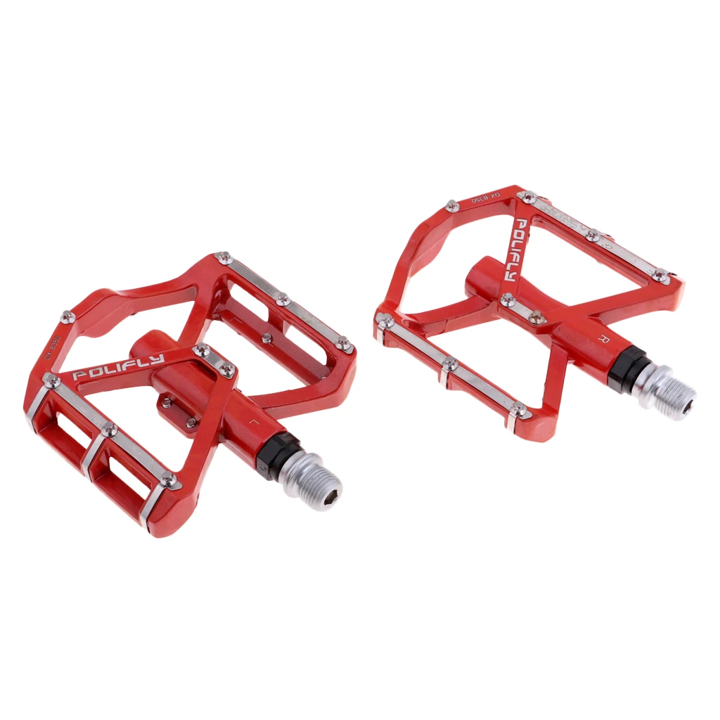 MTB Mountain Bicycle Road Bike BMX Flat/ Platform Pedals 3 Bearings 9/16inch
