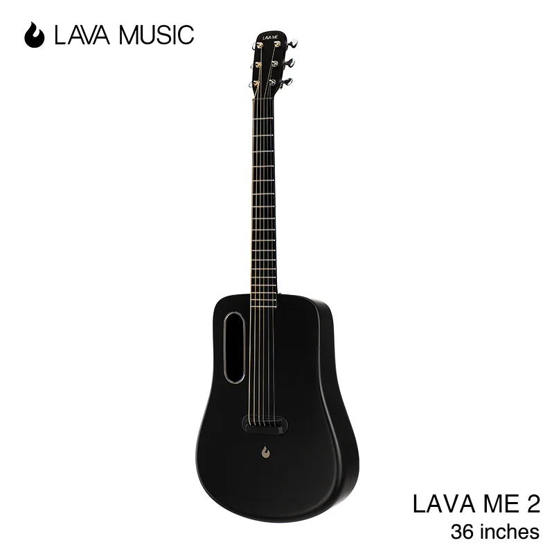 LAVA ME 2 FreeBoost gitara z włókna węglowego gitara akustyczna Instrument elektryczny 36 cali podróży lawa muzyka z torbą/Pick/kabel USB