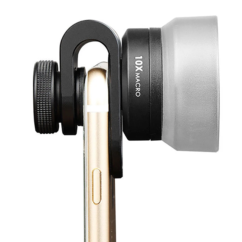 FFYY-Pholes 4K Hd 25 мм 10X Macro Pro объектив мобильный сотовый телефон фото камера Универсальный зажим