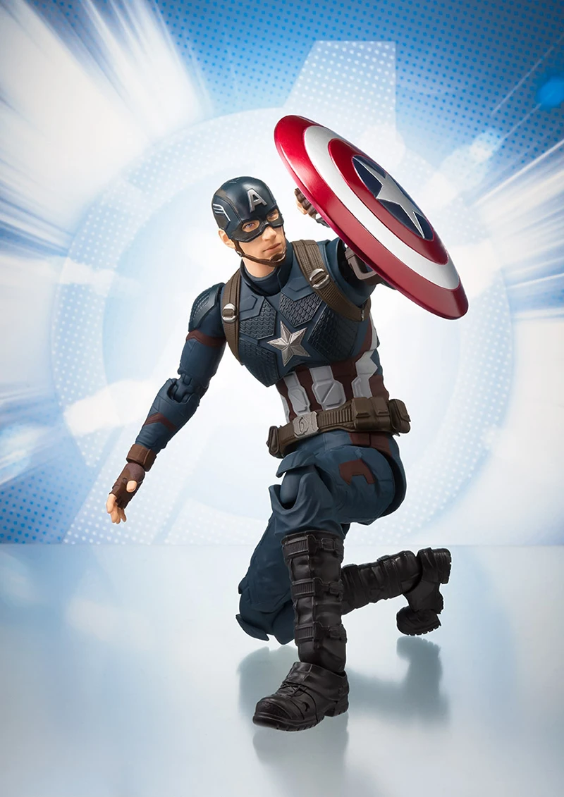 SHF Marvel Мстители 4 конечной игры Marvel Американский капитан Америка фигурка модель игрушка; подарок для детей