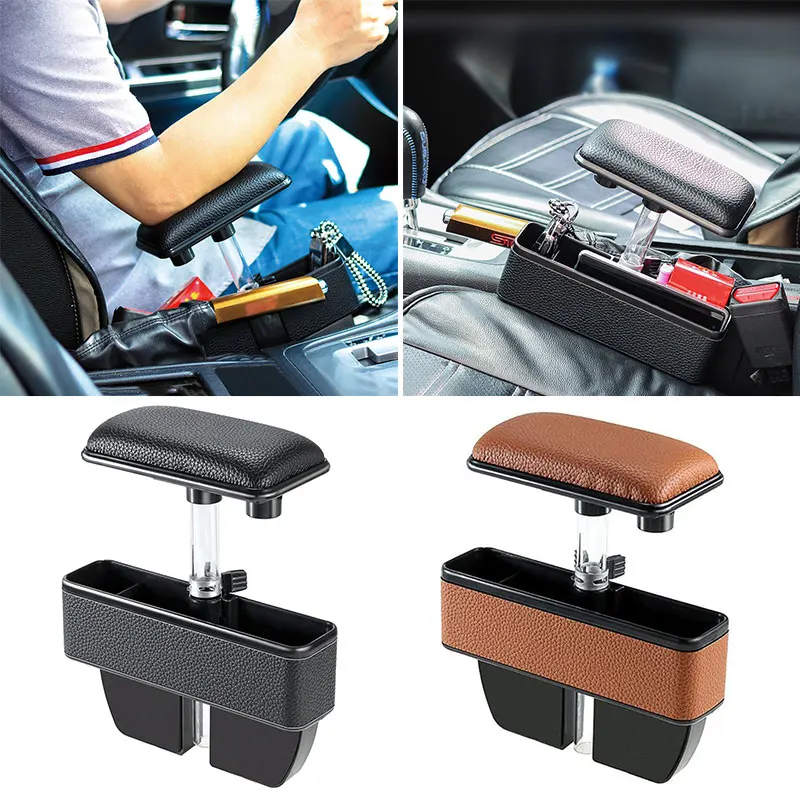 Vehemo авто подлокотник поддержка локоть поддержка хранения Регулируемый SUV зазор локоть держатель щелевая коробка автомобиля аксессуары для автомобиля