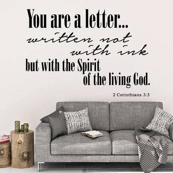 

Custom You are a letter God quotes Vinyl Wallpaper Roll Furniture Decorative For Baby Kids Rooms Decor Pvc Wall Decals