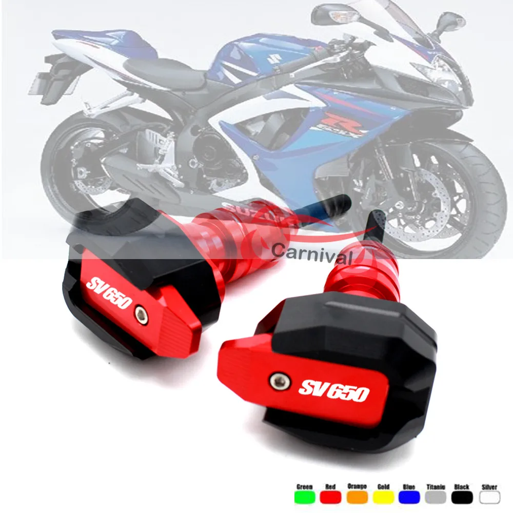 ForSUZUKI SV650 SV 650 1999- Мотоцикл Защита от падения рамки слайдер обтекателя гвардии Анти ночлега защита