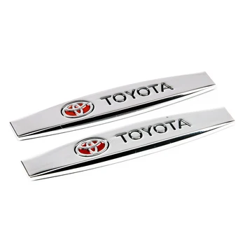 

for Toyota RAV4 Camry Yaris Avensis Auris Reiz CHR Prado Car Side Sticker Decal Emblem Fender Durable Car Styling Accessories