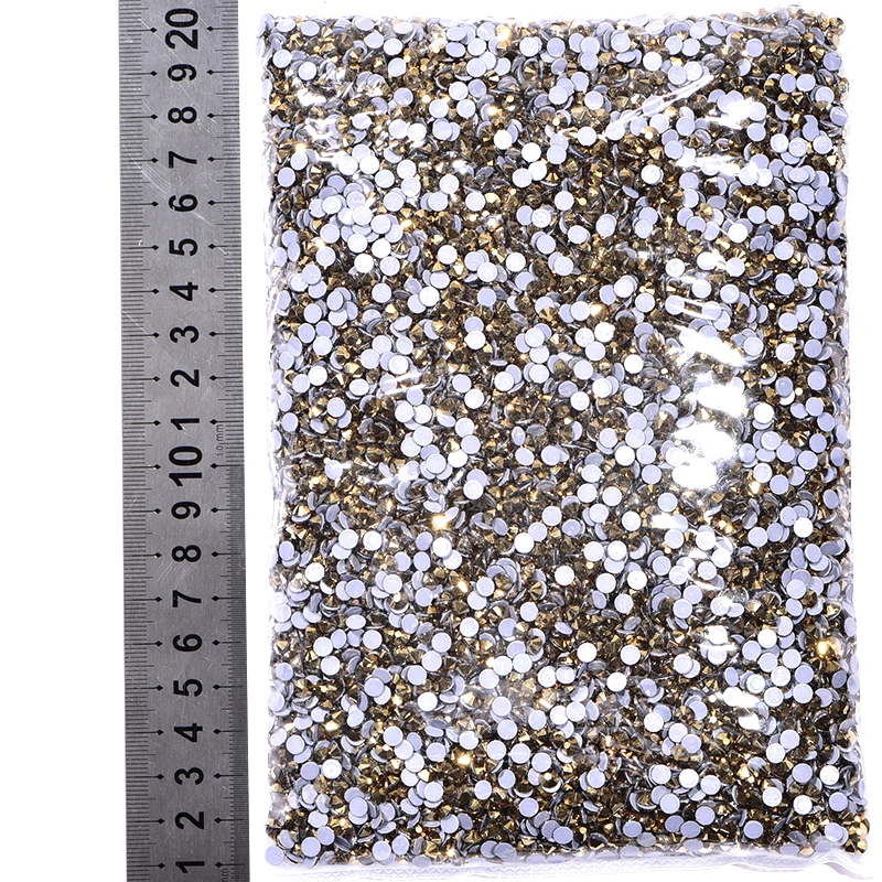 14400Pcs/Bulk Bag 41 Colors Wholesale High Quality Better DMC Hotfix Rhinestones SS6-SS20 Crystal Hot Fix Rhinestone F0248 