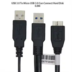 Кабель USB 3,0 типа A для Micro B USB3.0 кабель для быстрой синхронизации данных Шнур для внешнего жесткого диска HDD для samsung S5