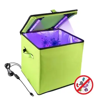 

UVC Germicidal Sterilizer Disinfection Tent Box Health Care Phone Cleaner Sterilization Box for Office Travel Home