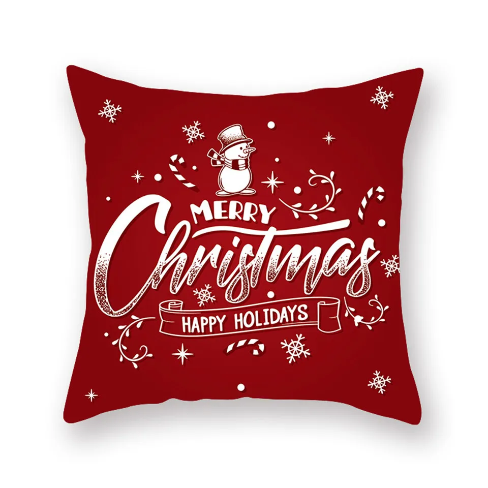 Christmas Decorations For Home Snowman Pillowcase Christmas Tree Decorations Happy New Year Navidad Xmas Supplies