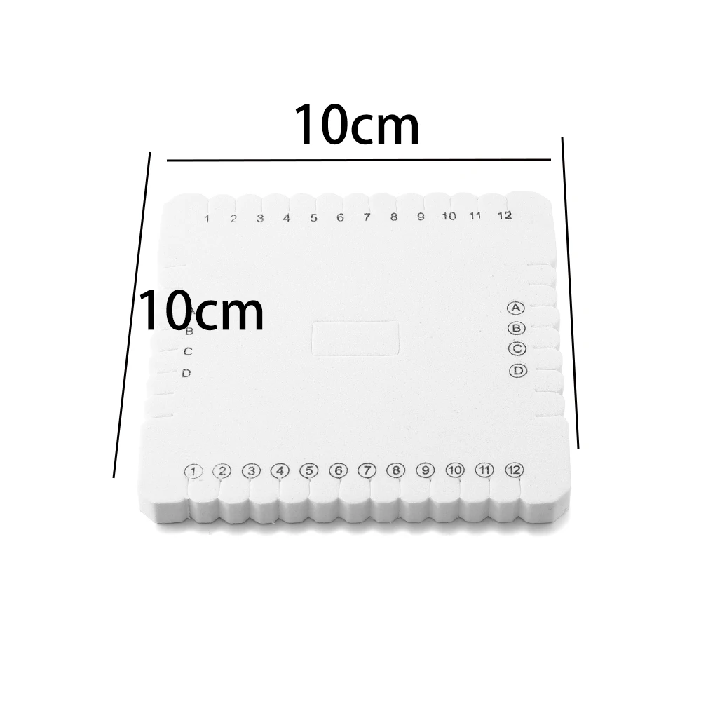 2Pcs/Lot Square Gear Shaped Cord Disc Disks Rope Weaving Beading Foam Board Craft Making Braiding Handmade Tool for DIY Supplies