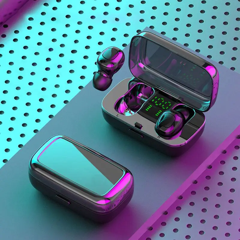 Высокое качество TWS Bluetooth 5,0 наушники настоящие Спортивные Беспроводные наушники-вкладыши стерео бас Bluetooth гарнитура Мини-наушник