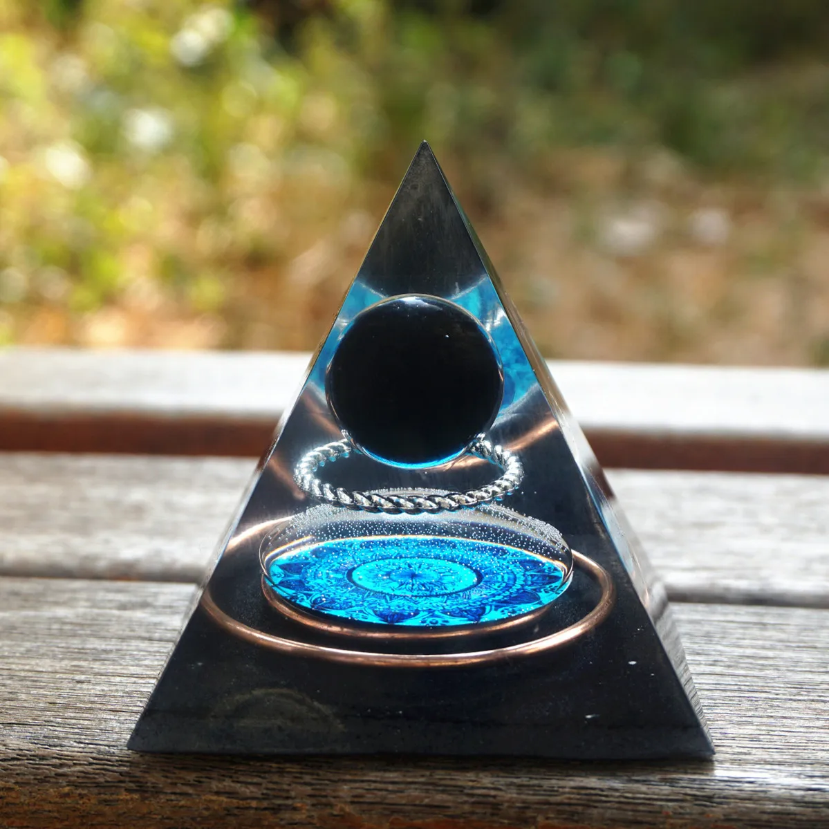    Orgone Ե 60mm  Orgonite Ƕ̵ ٶ 伮 ũŻ 