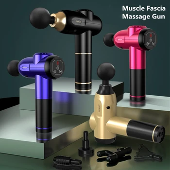 

Tissue Massage Gun Muscle Massager Muscle Pain Management after Training Exercising Body Relaxation Slimming Shaping Pain Relief