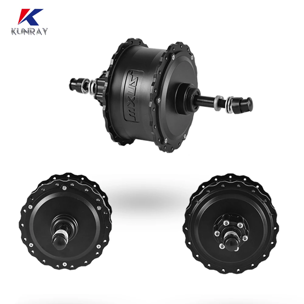 Fatbike Motor de buje eléctrico, rueda de 48V, 350W, 750W, de engranaje sin escobillas para bicicleta de nieve, Kit de conversión de MXUS XF15FAT|Motor de bicicleta eléctrica| - AliExpress