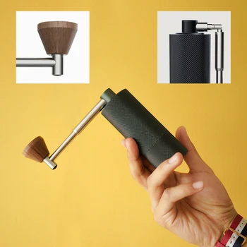 

4YANG Chestnut NANO Portable Foldable Manual Coffee Grinder Central Axis Positioning of Coffee Bean Grinder