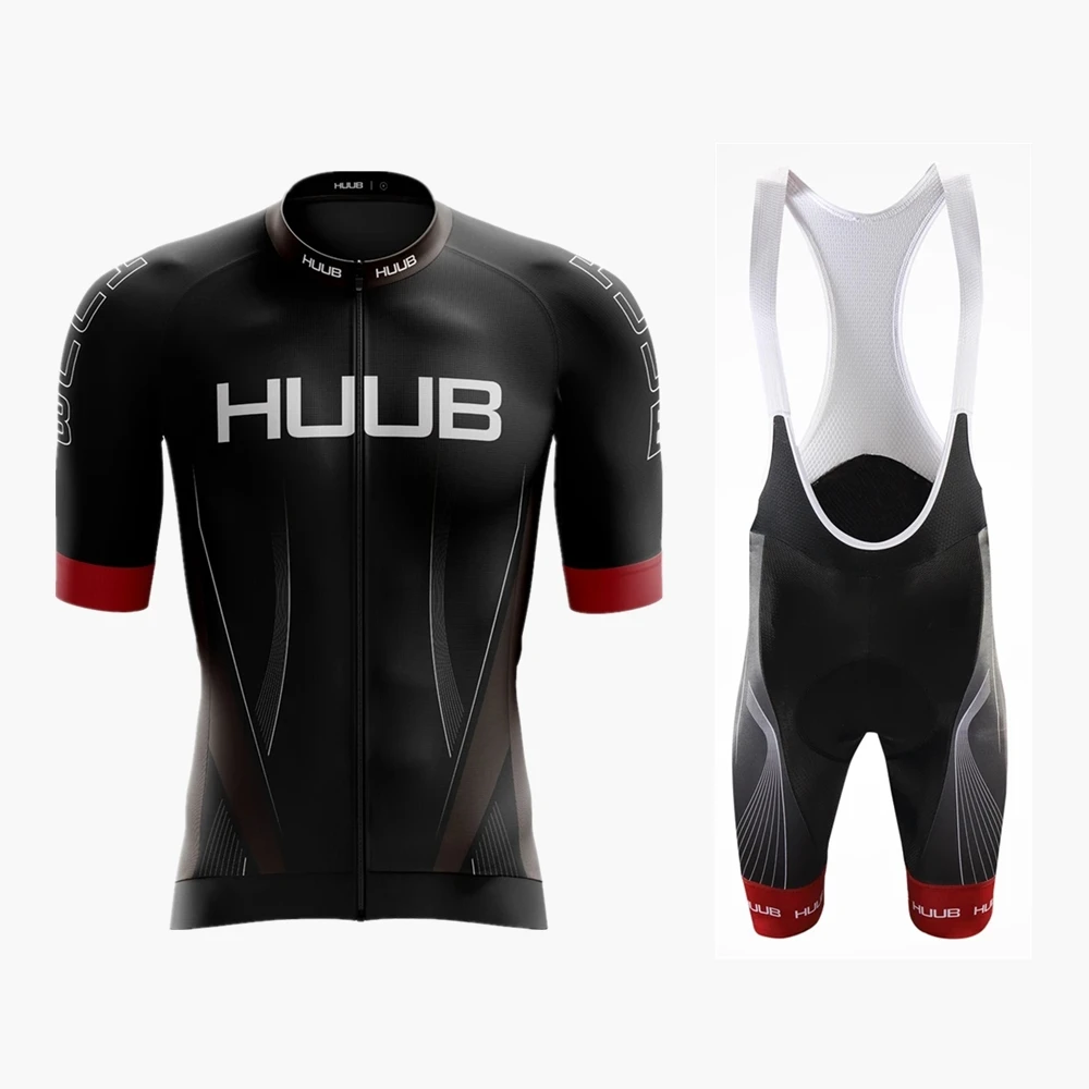 Cycling Jersey Set 2020 HUUB MTB Cycling Suit Black Shirts Clothing ...