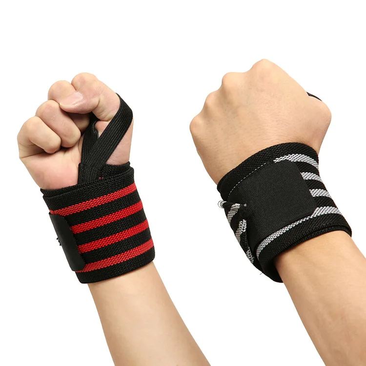 

Powerlifting Pressurized Fitness Wrist Weightlifting Training Gloves Wrist Protector Sprain Bandage Sport Ware/Booster Stripe