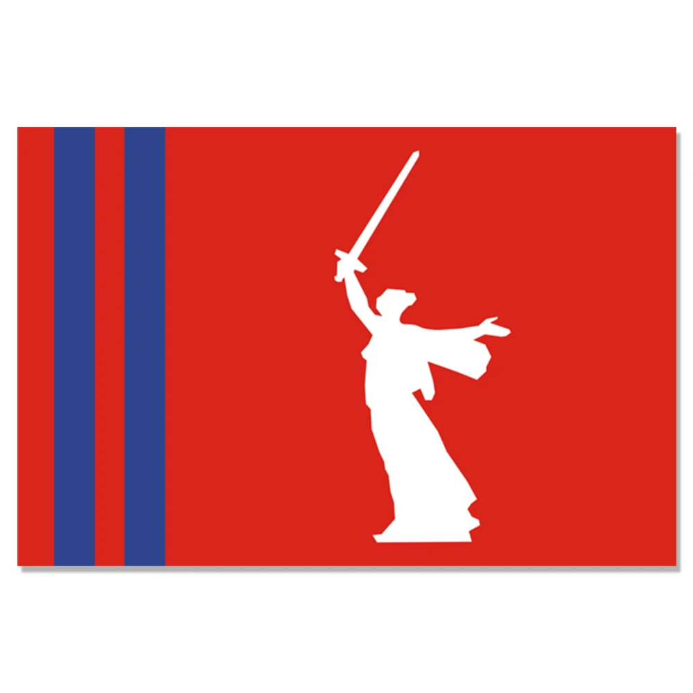 

Volgograd Oblast Flag Russia State Flag 150X90CM 100D Polyester3x5FT brass grommets custom flag, Free Shipping
