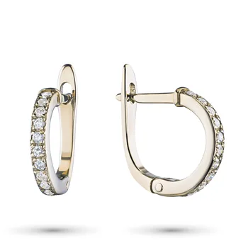 

Earrings made of yellow gold with diamond e0301sg03080400
