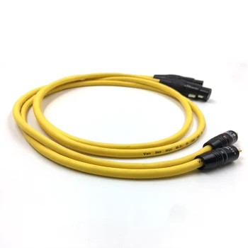 

Hifi RCA to XLR Male Cable, 2 XLR to 2 RCA/Phono Plug HIFI Stereo Audio Connection Microphone Cable