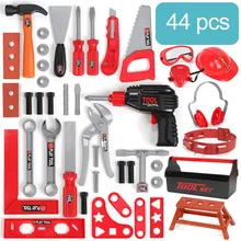 44 шт. детский набор для моделирования и ремонта, набор инструментов для моделирования, детский набор для обучения, инженерная развивающая игрушка, подарок для мальчика