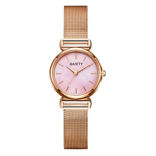 Роскошные маленькие циферблатные женские часы браслет минималистичный Стиль Розовое золото мрамор дамское кварцевые платье наручные часы relogio feminino часы - Цвет: Pink