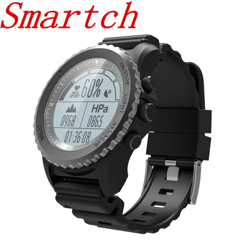 

Smartch S968 Sports Smart Watch Men IP68 Waterproof Wearable Devices Sleep / Heart Rate Monitor Bluetooth Smartwatch