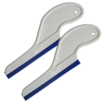 

Car Squeegee With Soft Silicone Water Blade Auto Vinyl Squeegee With Handle Car Vehicle Window Washing Cleaning