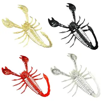 

Halloween Toys Horror Lifelike Simulation Plastic Scorpion Animal Skeleton Bone Props Practical Jokes Props Ornaments