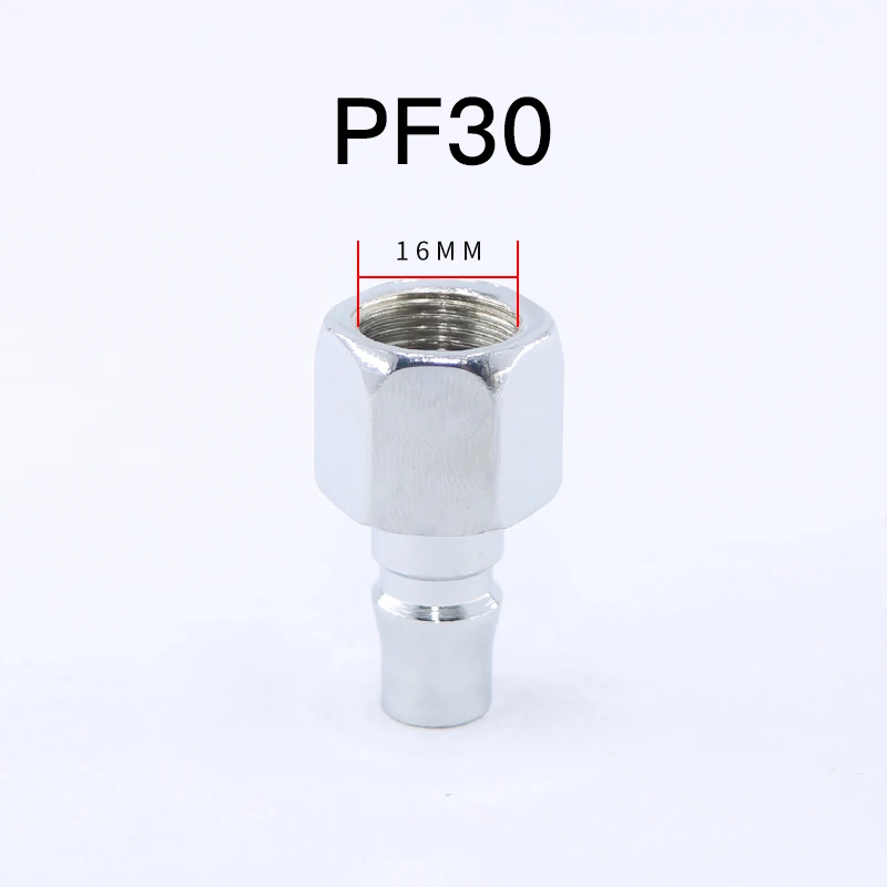 Пневматический фитинг C Тип быстродействующего соединителя высокого давления муфта PP/PM/PF/устройство контроля pН/SP/SM 10/20 Вт, 30 Вт, 40 рабочих на воздушный компрессор - Цвет: PF30