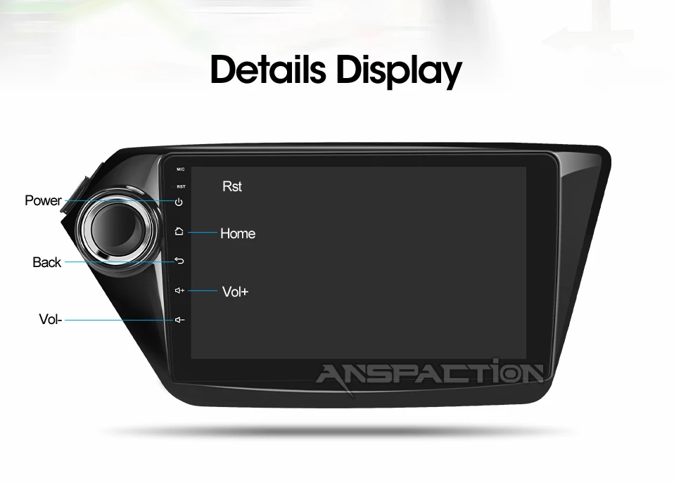 Clearance Android 9.0 car dvd player radio for kia k2 Rio 2010 2011 2012 2013 2014 2015 2016 2017 gps navigation multimedia stereo car rad 11