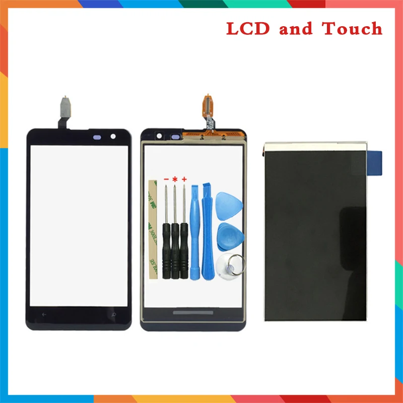 high quality 4.7'' For Nokia N625 Lumia 625 Lcd Display Screen + Touch Digitizer Sensor Tools Free Shipping | Мобильные