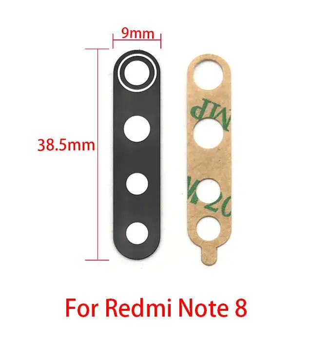 Redmi Note 8 10 шт./лот, задняя камера, стеклянный объектив для Xiaomi Redmi Note 8 Pro, стекло для камеры с клеем - Цвет: Redmi Note 8