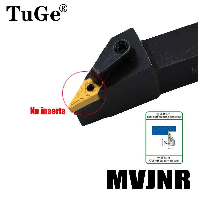 Utensile per esterno 90° FERVI PTGNL20 ad inserto TNMG1604 per tornio